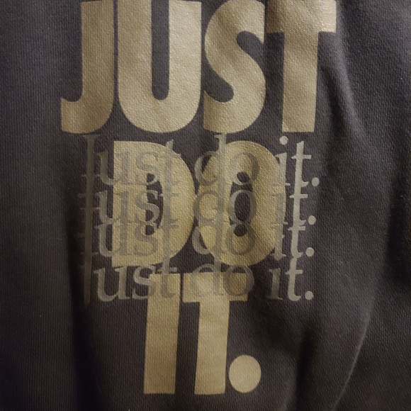 Nike Men's Club Sportswear Fleece Pullover Hoodie | Large | Black/Orange/White - Picture 9 of 13